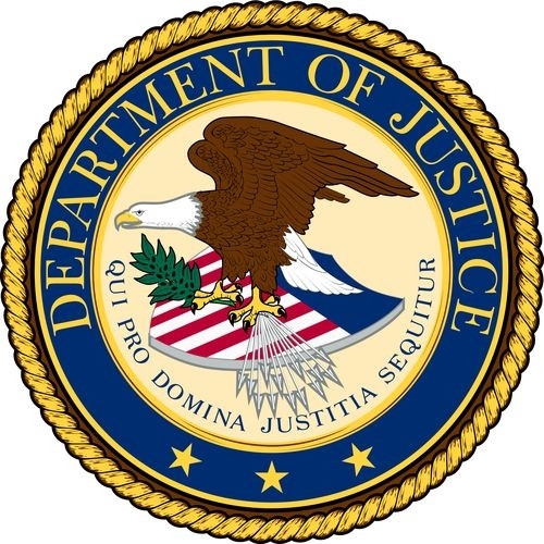 U.S. Department of Justice seal.